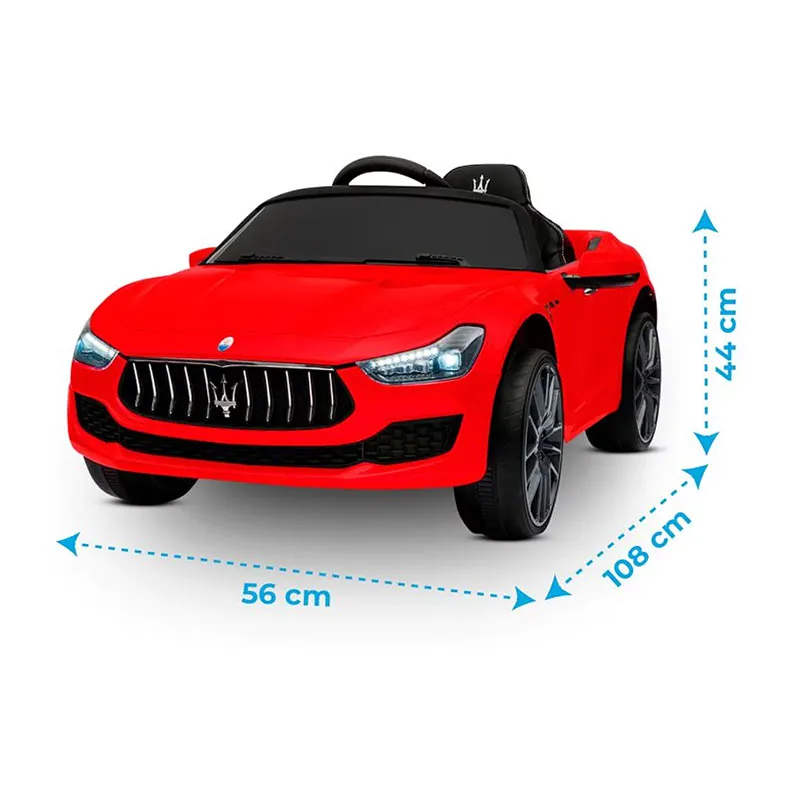 Voiture électrique Maserati Ghibli Rouge - 36m+-3