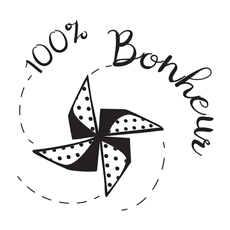 Tampon bois Taille C 100% Bonheur - 14+-1