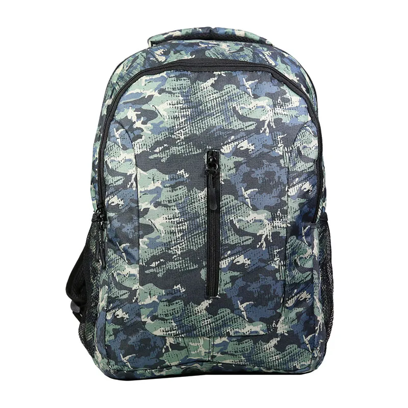 Set sac à dos, sac gym & trousse Bagtrotter Camo Vert - 31x45cm-1