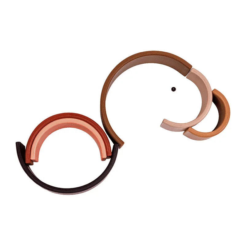 Jouet Silicone Petit arc-en-ciel Diversity - 0m+-6