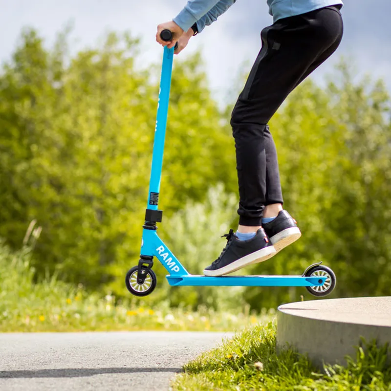 Trottinette micro Ramp Bleu - 7+-6