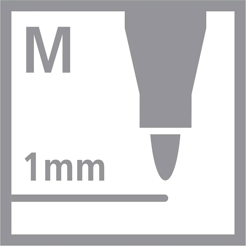 Feutres de dessin Pen 68 Boîtier Rouge/Bleu - 20pcs-8
