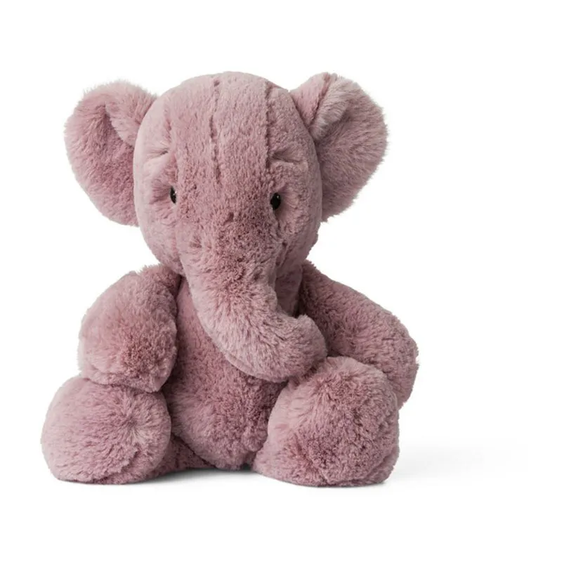 Peluche Ébu Éléphant Rose - 23cm-0