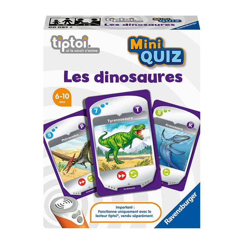 Jeu intéractif Mini Quiz Les dinosaures Tiptoi - 6+-0