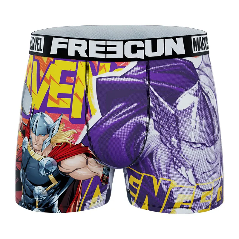 4 Boxers Garçon Marvel - Rose/Bleu/Violet-7