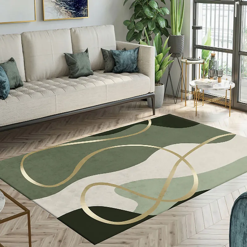 Tapis Simply Vert Doré - Plusieurs dim. dispos-0