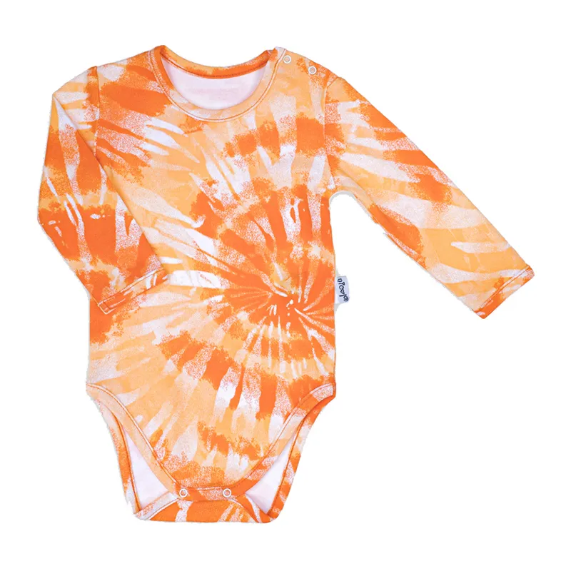 Body ML tie and dye Coton - Orange-0