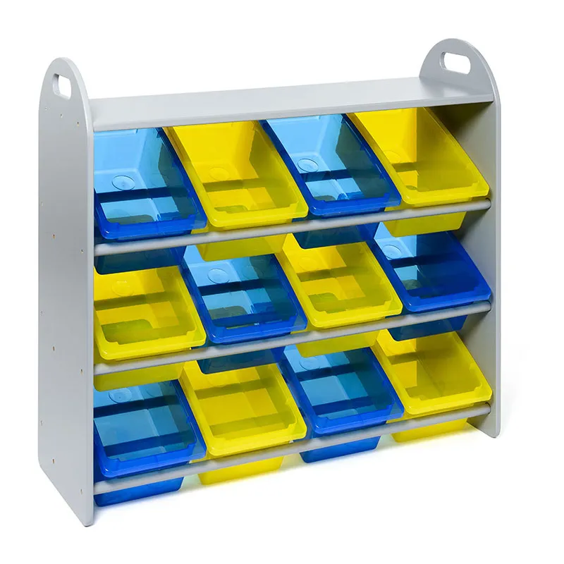 Grande étagère à composer Izi Tri Gris - 86x29x78cm-0