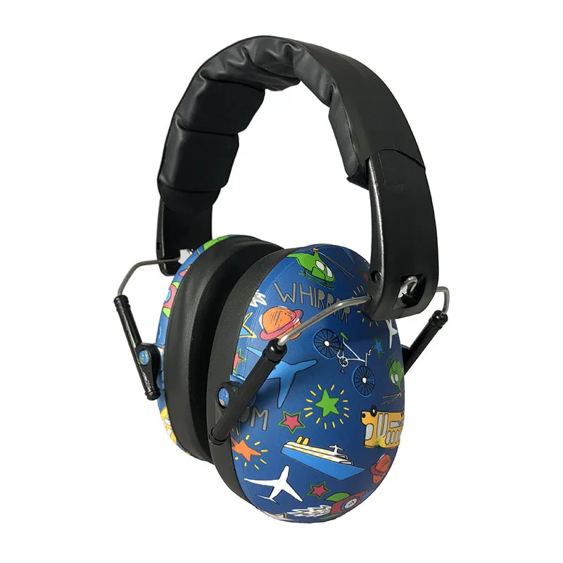 Casque anti-bruit 3-10 ans Basic - Transport Bleu-0