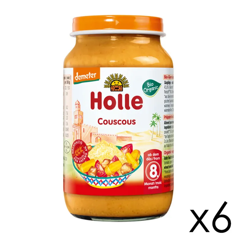 6x220g Petits Pots Couscous BIO - 8m+-0