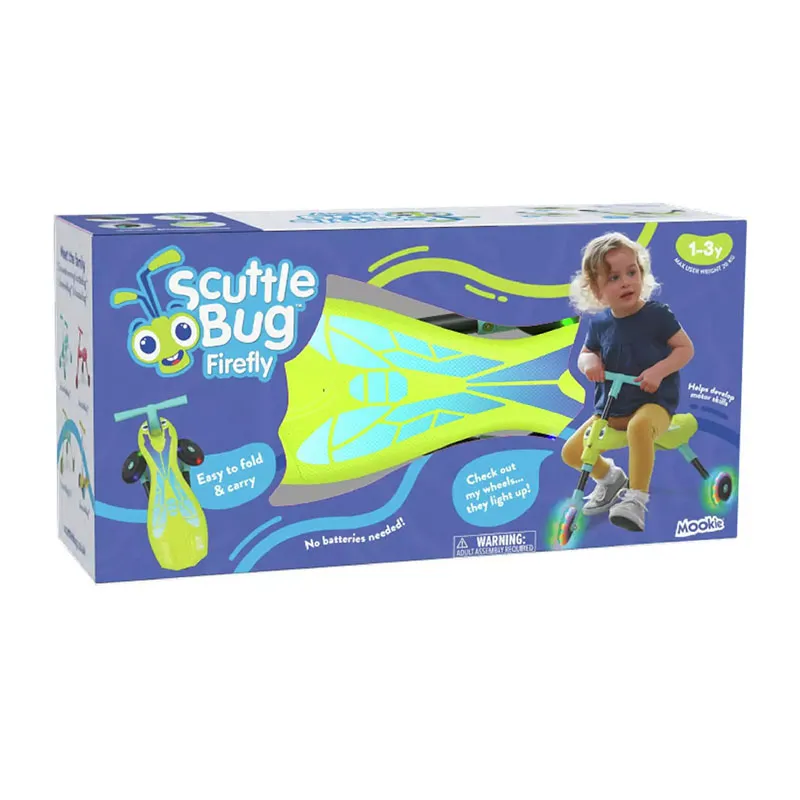 Tricycle Scuttlebug Luciole Jaune/Vert - 12m+-8