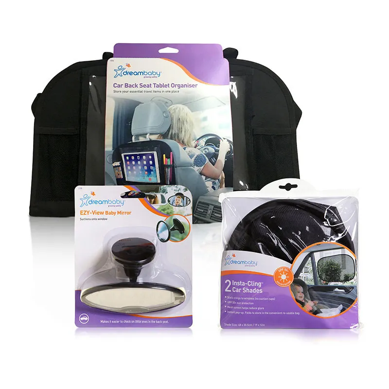 Kit Accessoires Voiture Enfant Noir 4pcs - 0m+-2