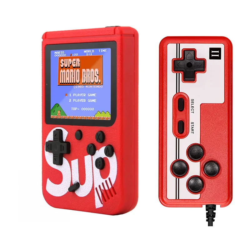 Console émulateur Sup avec manette 400 jeux Rouge - 8+-0