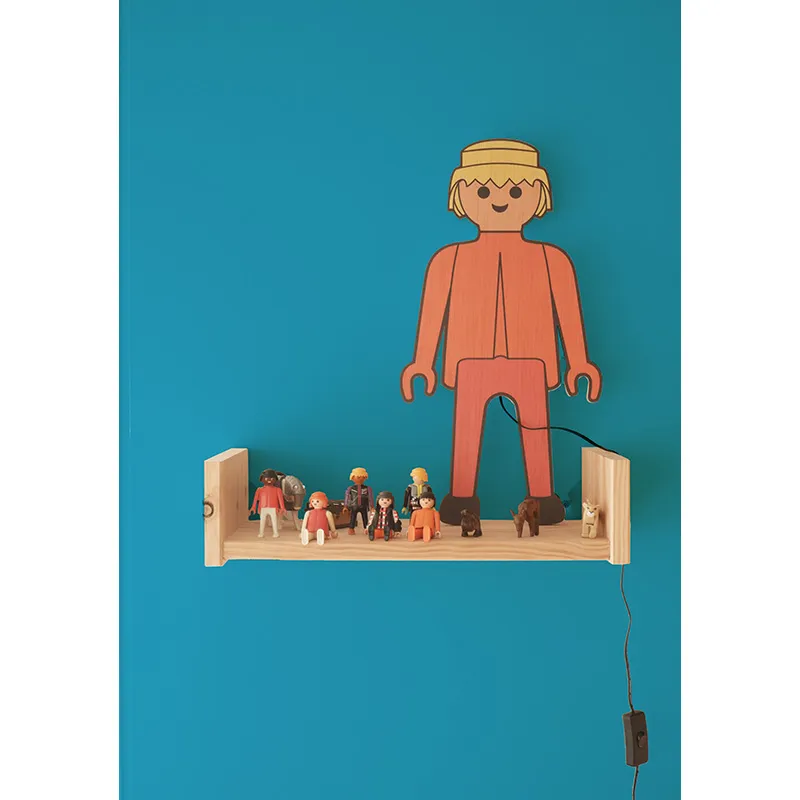 Lampe décorative à poser Playmobil Garçon - 50x26x4,5cm-2