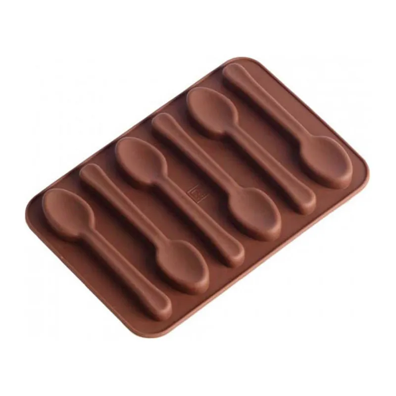 Moule à cuillères en chocolat - 14x10cm-3