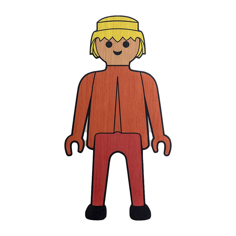 Lampe décorative à poser Playmobil Garçon - 50x26x4,5cm-1
