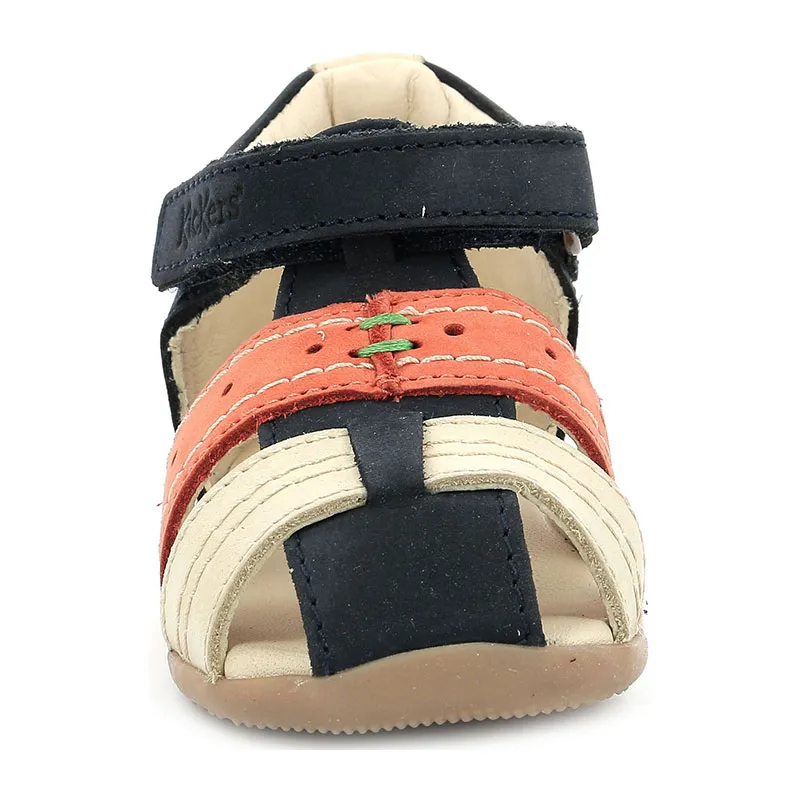 Sandales Bigbazar-2 - Marine/Beige-3