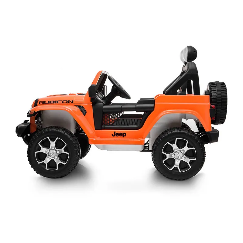 Voiture élec. Jeep Wrangler Rubicon Orange - 36m+ -1