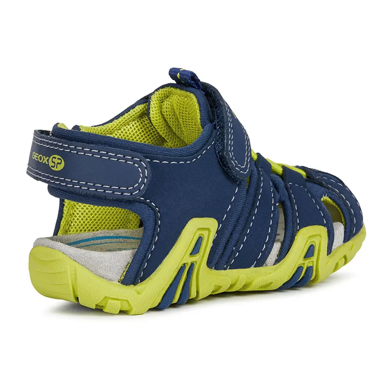 Sandales Kraze - Bleu Marine/Citron-9