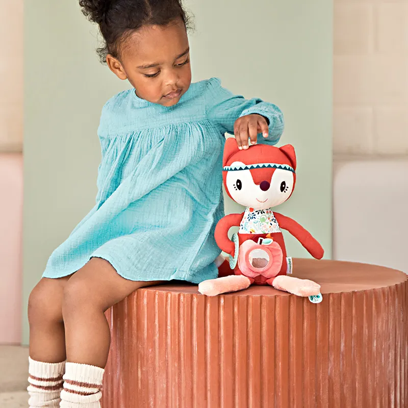 Peluche d'activités Alice la renarde 40cm - 9m+-1