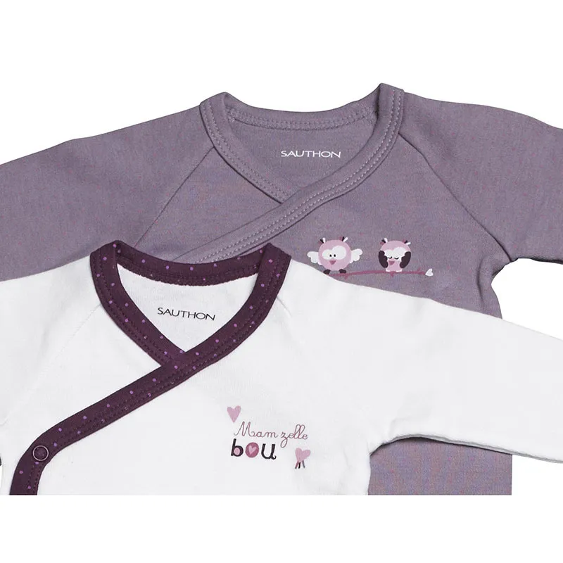 2 Bodies ML Mamz'elle Bou Blanc/Parme-2