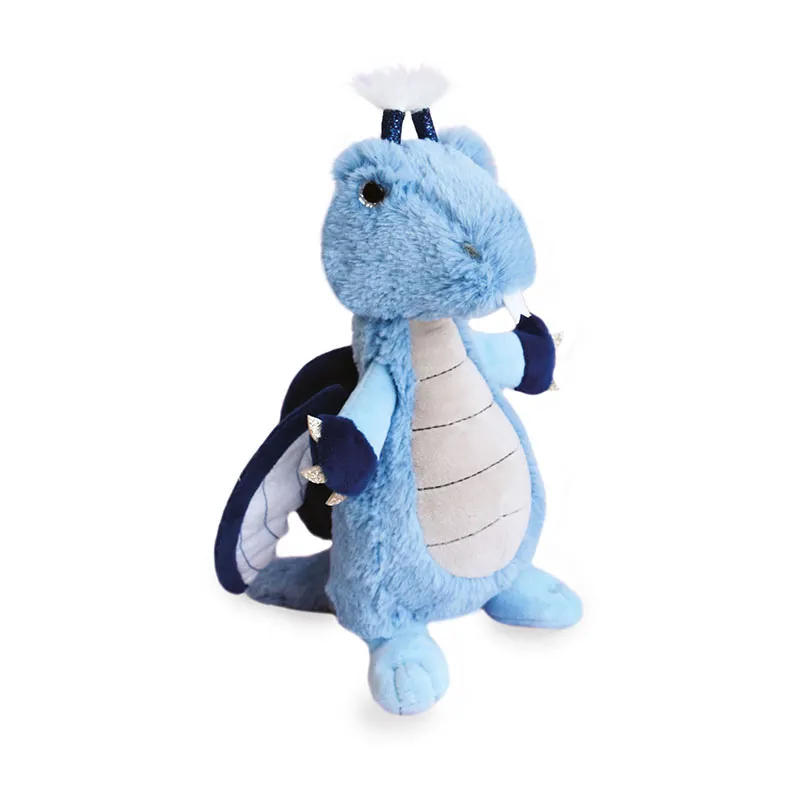Peluche Dragon Bleu - 30cm-0