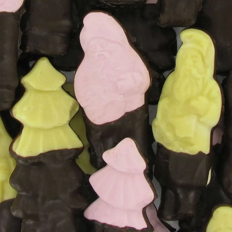 Guimauves de Noël mi-chocolatées - 1kg-3