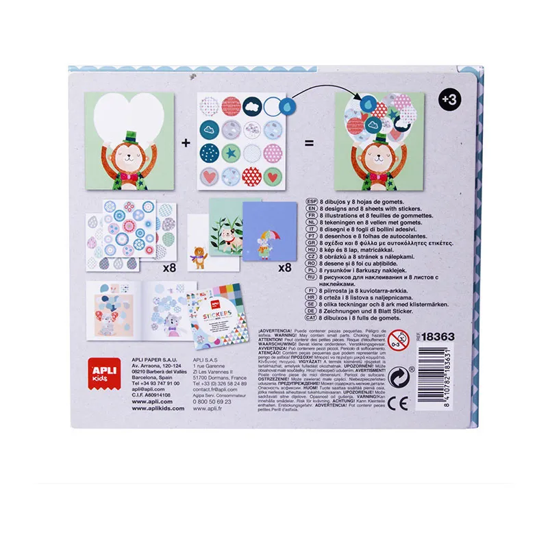 Jeu de Gommettes Bateaux - 36m+-3