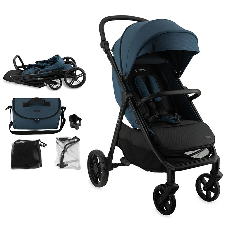 Poussette Compacte Clara Bleu - 6m+-0
