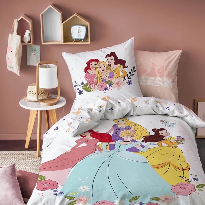 Parure 2pcs Princesses Disney - 140x200cm-0
