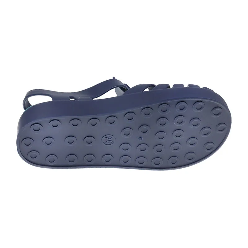 Sandales caoutchouc - Bleu-1