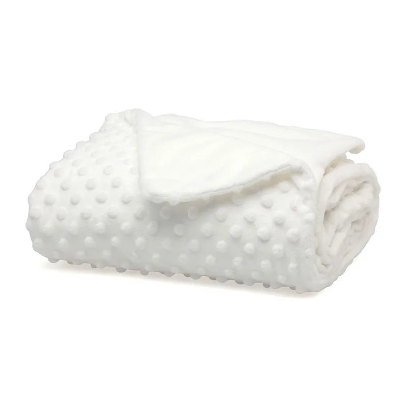 Couverture Bébé Blanc - 80x110cm-0