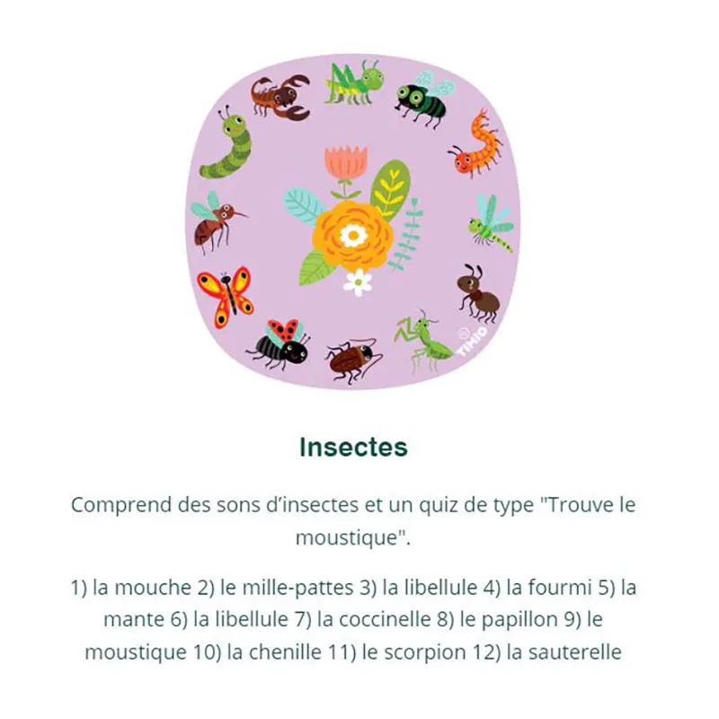 5 Disques pour lecteur Timio Set 4 - 24m+-7
