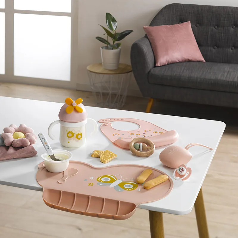 Set de table + Récupérateur Papillon Fantasy Garden - 40x28x2,5cm-2