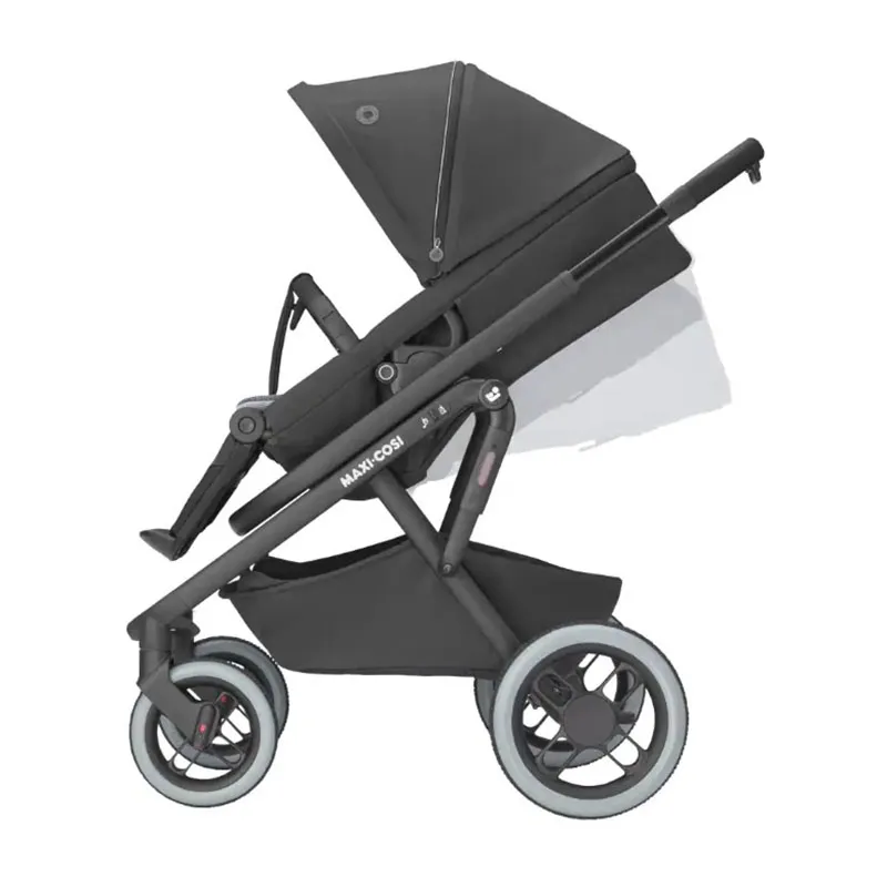 Duo Poussette tout terrain Lila XP + Cosi Pebble S + Base Familyfix S Noir/Graphite - 0m+-2