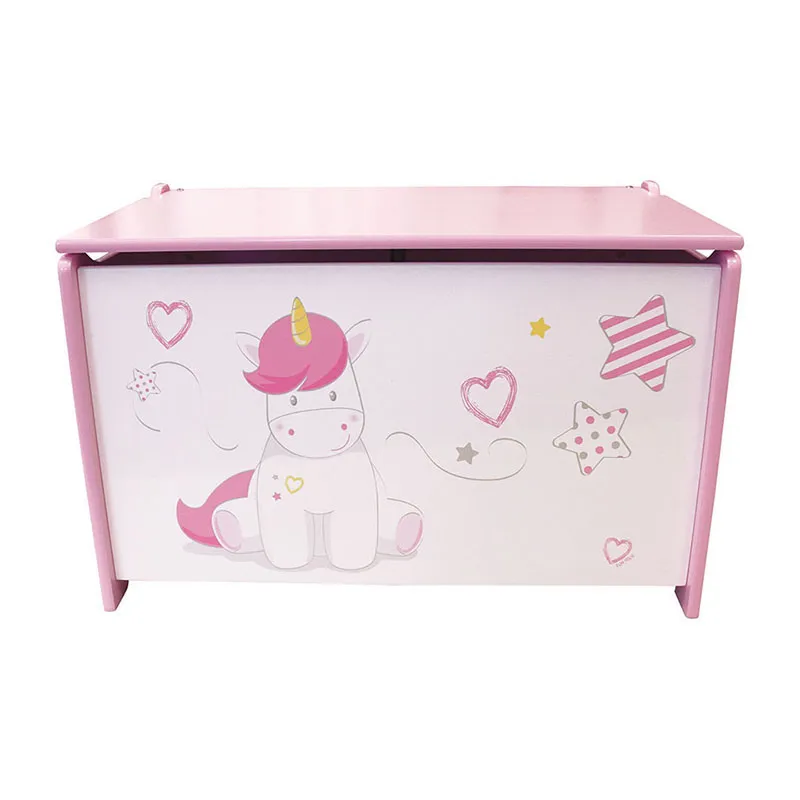 Coffre à jouets Licorne - 40x58x36cm-1