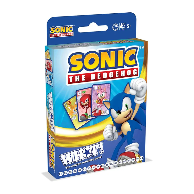 Jeu de cartes Whot Sonic The hedgehog - 6+-1