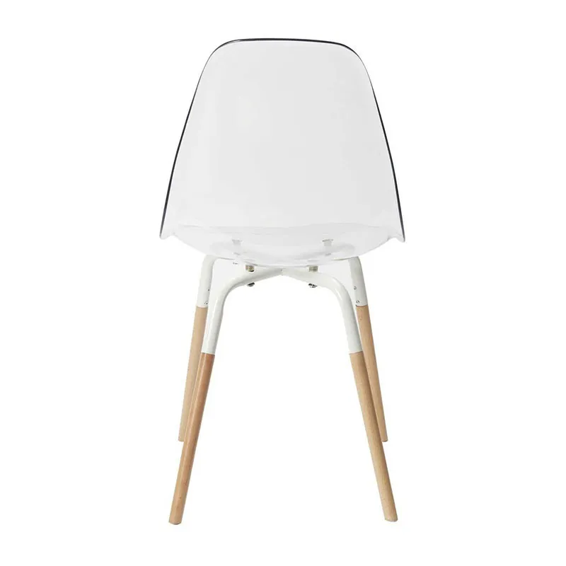 4 Chaises Scandi. Phenix Transparent - 49x45,8x85,8cm-4