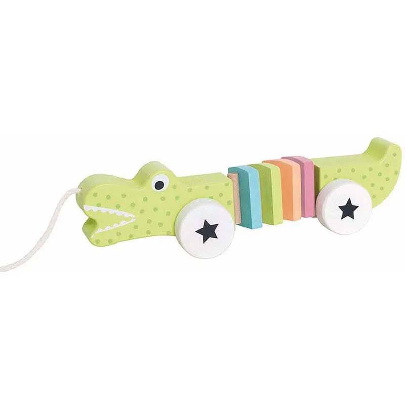 Jouet à tirer Crocodile - 12m+-1