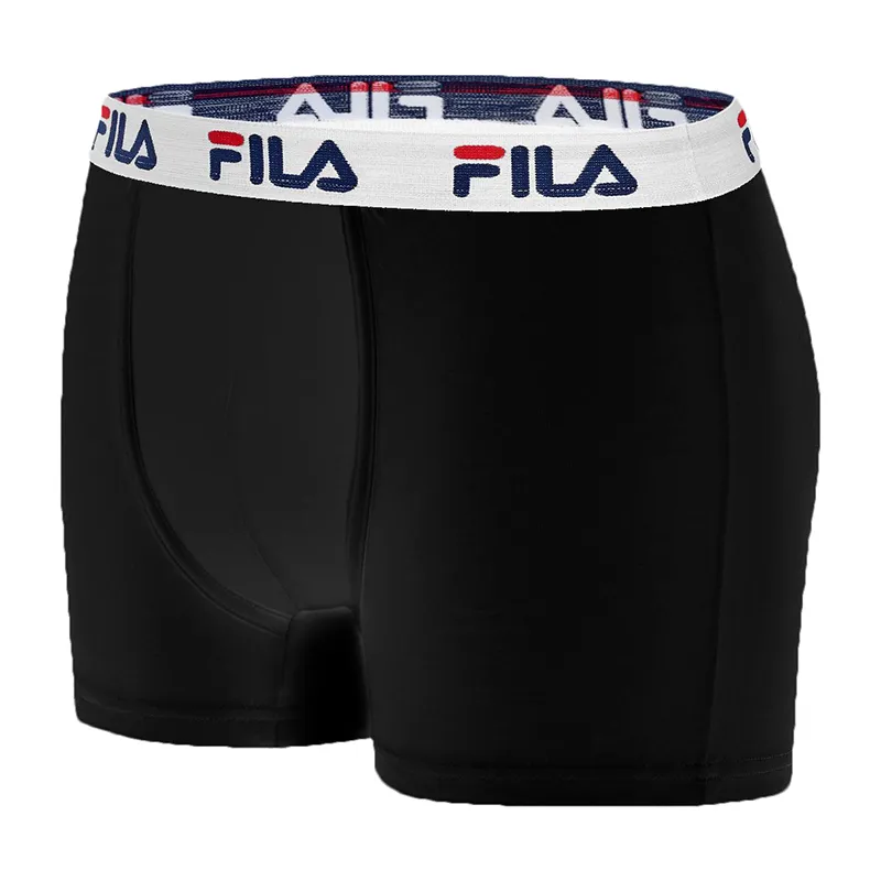 4 Boxers Homme Fila - Noir/Gris-2