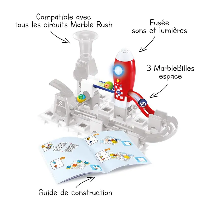 Extension Marble Rush Fusée sons & lumières - 4+-1
