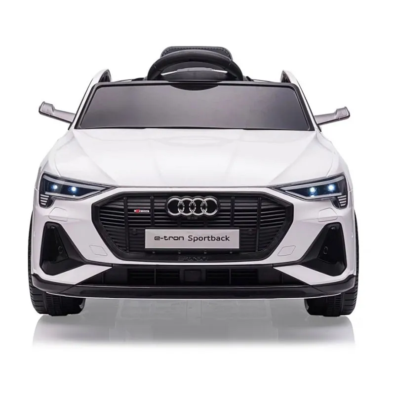 Voiture à batterie Audi E-Tron Sportback 4x4 Blanc - 36m+-2