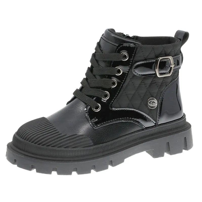 Bottines zip Rangers - Noir-0