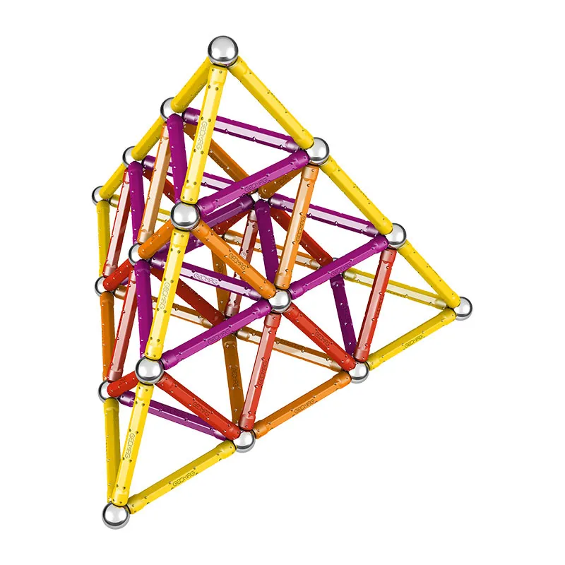 Jeu de construction magnét. Color 127pcs - 3+-2