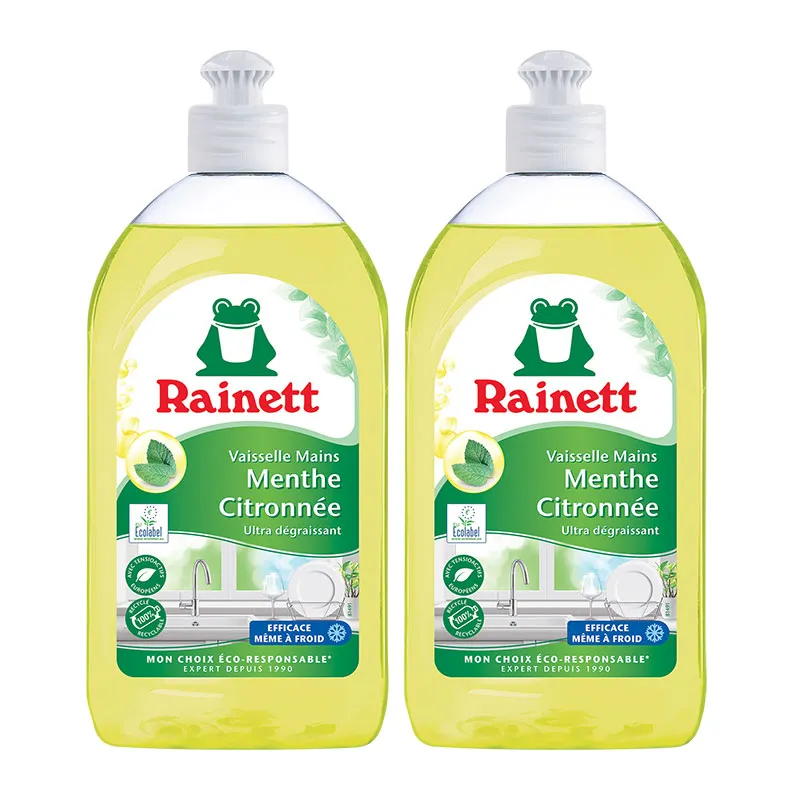 2 Liquides vaisselle Menthe citronnée concentré - 2x500ml-0