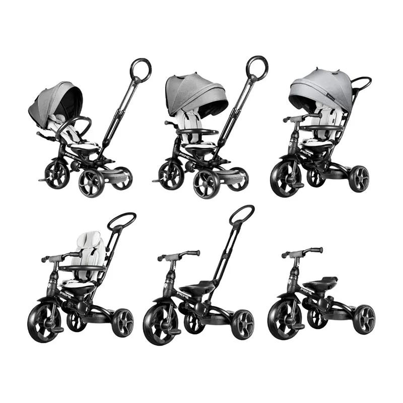 Tricycle New Prime 6en1 Gris  - 10m+-8