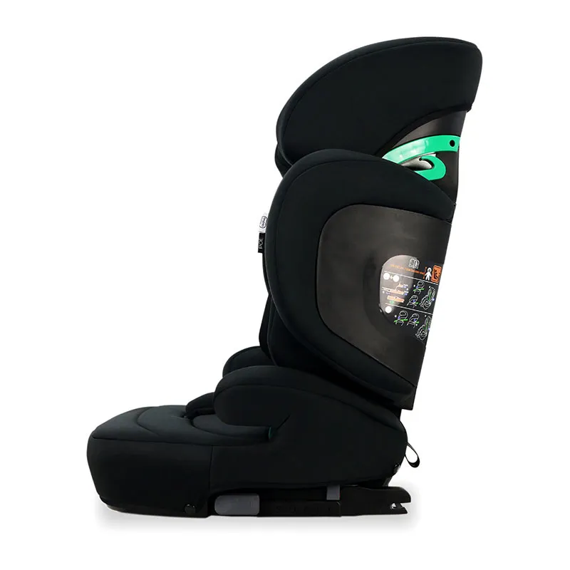 Siège-auto Isofix Poe 100-150cm - Noir-1