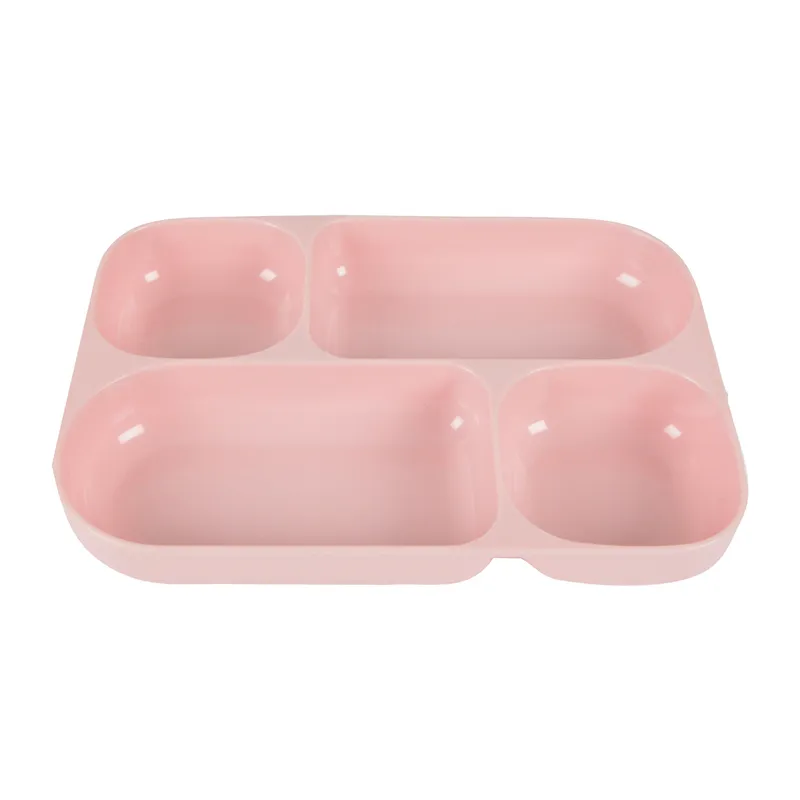 Plateau Repas 4 Compartiments + Couvercle Fantasy Garden - 25,5x4x18,5cm-1