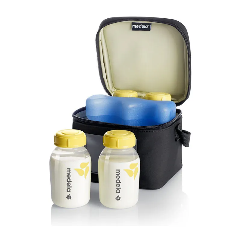 Mini Vanity Isotherme Cooler Bag + 4 Biberons de 150ml-0