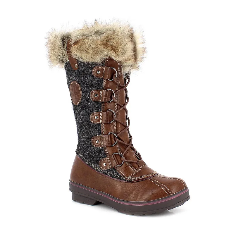 Bottes de neige Capucine Femme - Marron-0